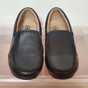 Children's Place Boys Slip On Black Dress Shoes Size 11